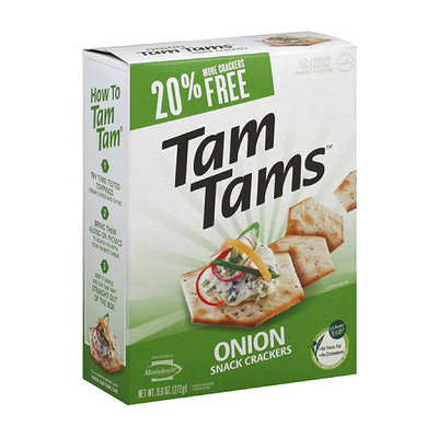 Manischewitz Tam Tams Onion Snack Crackers