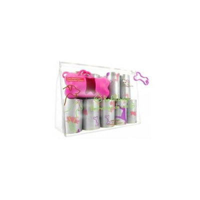 Best Pet Supplies SDP-2401 Pink Dog on Silver - 16Rolls-Bag