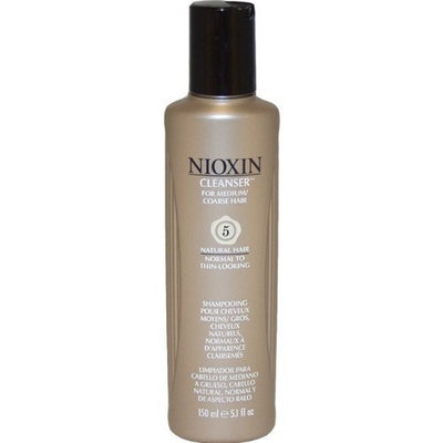System 5 Cleanser for Medium/Coarse Natural Normal, Thin Looking Hair By Nioxin for Unisex, 5.1 Ounce