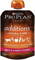 PRO PLAN® ADDITIONS™ Natural Puree Plus Vitamins Beef & Carrot Puree