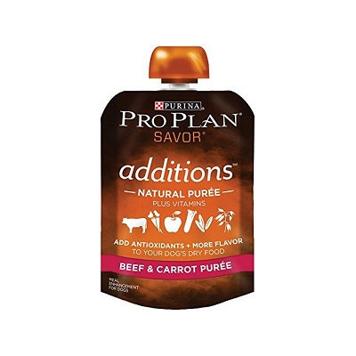 PRO PLAN® ADDITIONS™ Natural Puree Plus Vitamins Beef & Carrot Puree