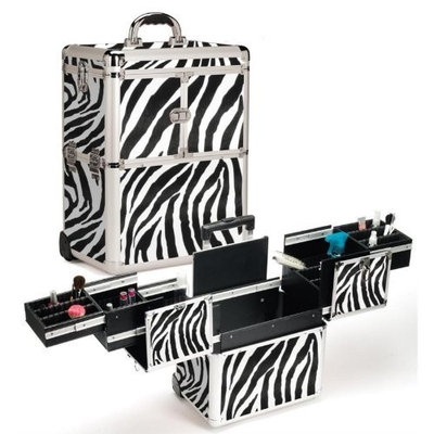 Seya Zebra Hairstylist Rolling Case
