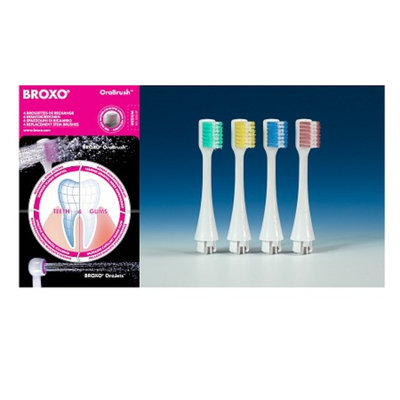 BROXO OraBrush Replacement Brush Stems