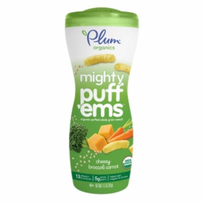 Plum Organics Mighty Puff'Ems™ Cheesy Broccoli Carrot