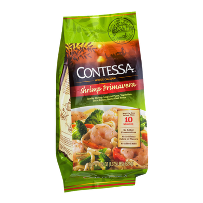 Contessa World Cuisine Shrimp Pimavera