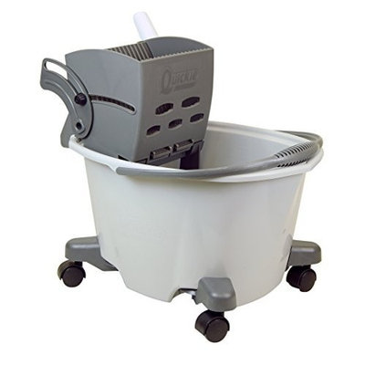 Quickie Home Pro Quickie Easy Glide Mop Bucket with Wringer