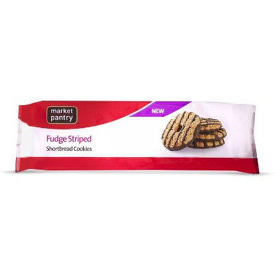 market pantry Market Pantry Fudge Striped Shortbread Cookies 11.5 oz