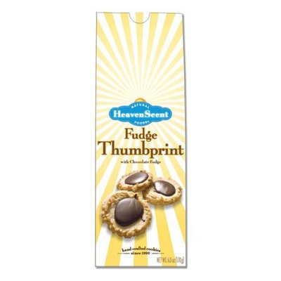 Heaven Scent Cookies, Fudge Thumbprint, 6-Ounce Packages (Pack of 6)