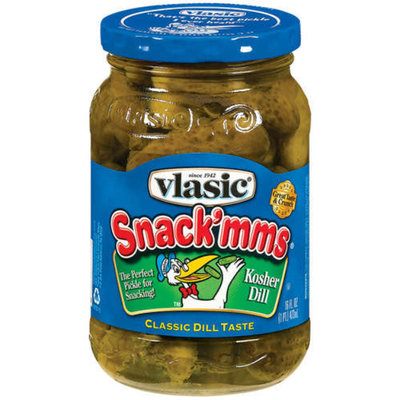 Vlasic Snack'mms Kosher Dill Pickles - 16 oz.