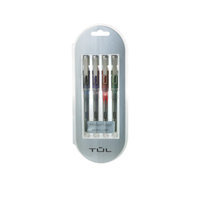 TUL Rollerball Pens, Assorted 4/pk