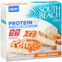 South Beach Diet Protein Fit Vanilla Caramel Protein Bars with Greek Yogurt Coating