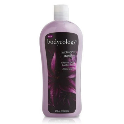 Bodycology Shower Gel and Bubble Bath, Midnight Garden, 16-Fluid Ounce (Pack of 2)