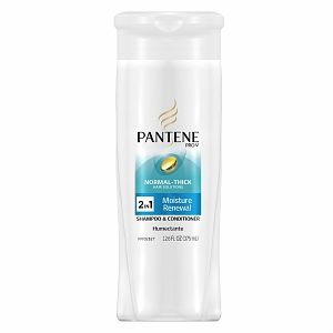 Pantene Pro-V Normal -Thick Hair Solutions Moisture Renewal 2-in-1 Shampoo & Conditioner