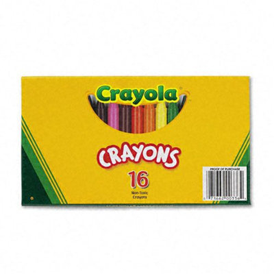 Crayola LLC Large Crayons (16 Colors per Box)