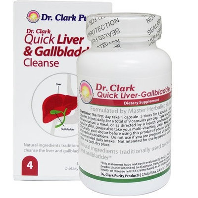 Dr Clark Store Dr Clark Quick Liver & Gallbladder Cleanse - 125 caps