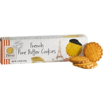 Pierre Biscuiterie French Butter Cookies 4.41 Oz. Box Pack of 3