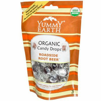 Yummy Earth Organic Candy Drops Roadside Root Beer 3.3 oz Case of 6
