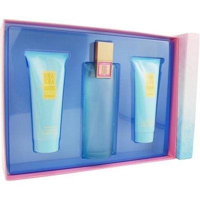 Bora Bora Exotic by Liz Claiborne For Women. Set-eau De Parfum Spray 3.4-Ounces & Body Lotion 3.4-Ounces & Shower Gel 3.4-Ounces