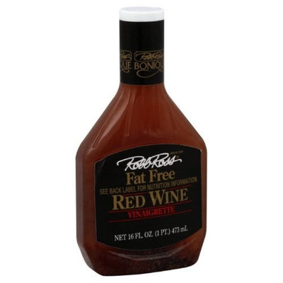 Robb Ross Fat Free Red Wine Vinaigrette, 16-Ounce (Pack of 6)