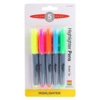 up & up - 5ct Highlighters Bold - Assorted