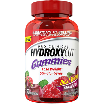 Hydroxycut Pro Clinical Mixed Fruit Gummies Dietary Supplement