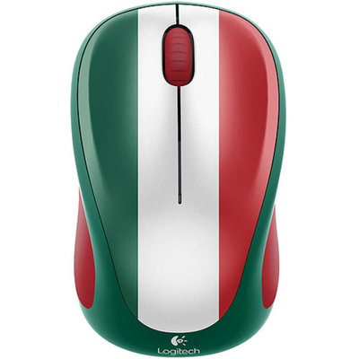 Logitech M317 Wireless Mouse - Mexico Stripe, Optical Tracking, Unifying Receiver, On And Off Switch - 910-004021