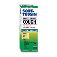 Scot-Tussin Cough Expectorant, Sugar- Free, 4 Ounces