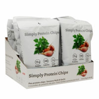 Simply Protein Chips Pea Protein Chips, Herb, 24.55 oz