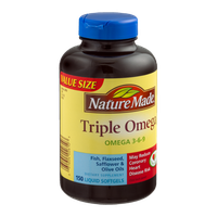 Nature Made Triple Omega Liquid Softgels Value Size - 150 CT