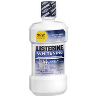 LISTERINE Whitening Vibrant Clean Fluoride Anticavity Mouthwash, Mint, 16 fl oz