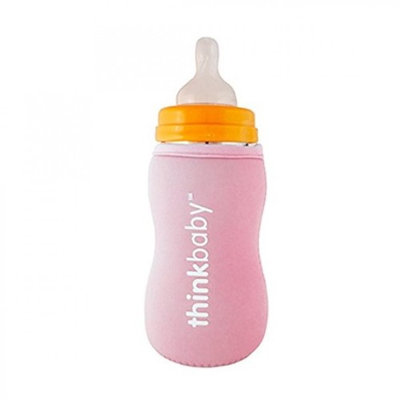 Limestone Thermal Bottle Sleeve Pink thinkbaby 1 Cover