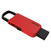 SanDisk Sandisk Fashion 16GB USB Flash Drive Keychain - Blue/Red (SDCZ59-016G-