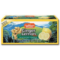 Caribbean Dreams Ginger Lemon Tea, 24 tea bags