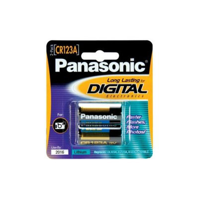 Panasonic CR-123APA/2B CR-123 Photo Lithium Battery Retail Pack- 2 Pack