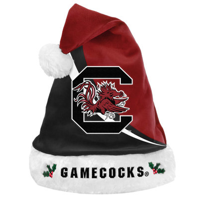 Forever Collectibles NCAA Swoop Logo Santa Hat, University of SouthCarolinaGame