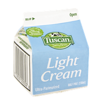 Tuscan Dairy Farms Ultra-Pasteurized Light Cream
