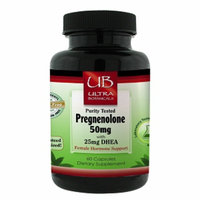 Ultra Botanicals - Pregnenolone plus DHEA Female Hormone Support - 60 Capsules