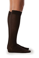 Sigvaris Sea Island Cotton 222CSLW99 20-30 mmHg Womens Closed Toe Socks Black - Small Long