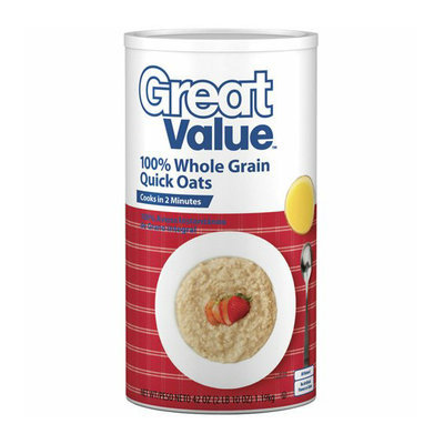 Great Value : Oven-Toasted Quick Oats