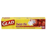 Glad Storage Bags, Original Twist-Tie, Gallon Size 100 bags