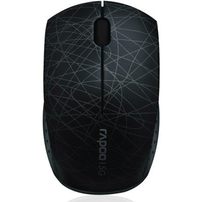 Shenzhen Rapoo Technology Rapoo 3300P Super-mini Wireless Optical Mouse, Black