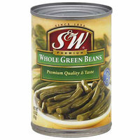 S&W Premium Whole Green Beans