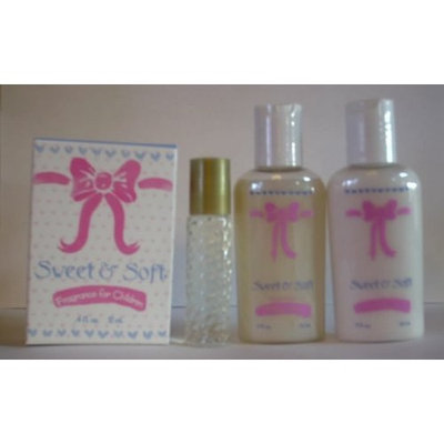 Winsome Fragrance Co. Sweet & Soft Baby Fragrance Gift Set - Perfume with 2oz Lotion and 2oz Body Wash - Perfect for Baby Showers!
