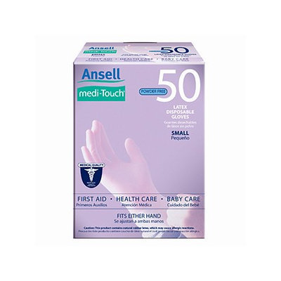 Ansell Medi-Touch Powder Free Latex Disposable Gloves