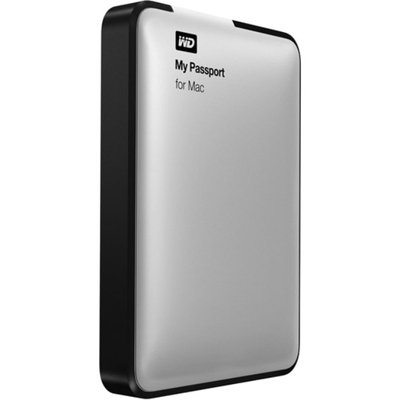Western Digital WD My Passport for Mac 500GB Portable Hard Drive - Silver