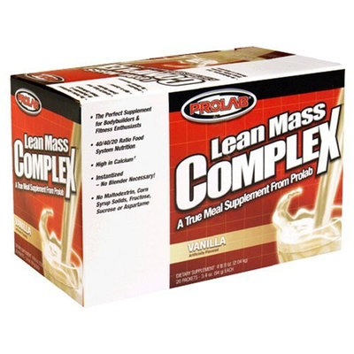 Musclemaster ProLab Lean Mass Complex, Vanilla 20 pk