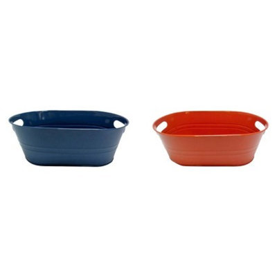 Pin Jang Enterprises Assorted Table Beverage Tub Threshold Blue/Orange