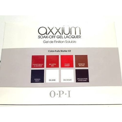OPI Axxium Soak-Off Gel Lacquer Color-Fulls Starter Kit