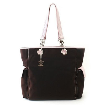 Kalencom Maxi Tote, Chocolate/Pink (Discontinued by Manufacturer)