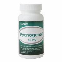 GNC Preventive Nutrition Pycnogenol 50mg 60 Capsules